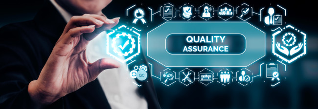 QA Quality Assurance and Quality Control Concept