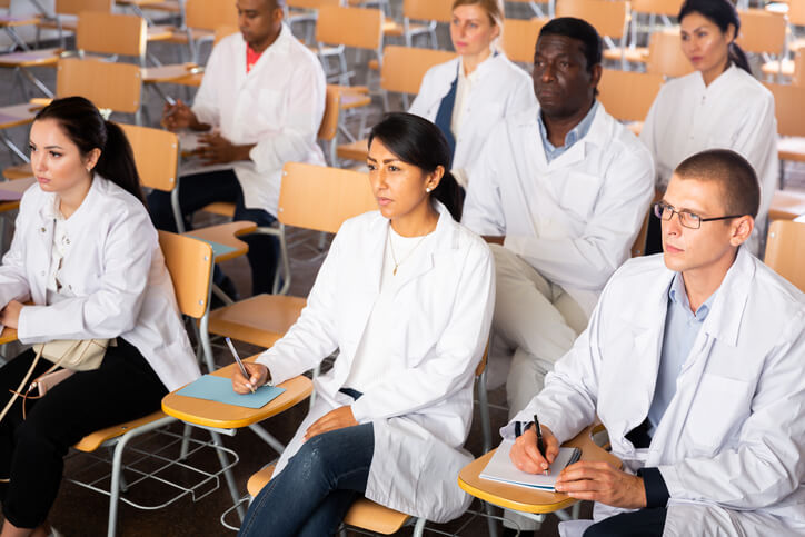 A group of AAPS students attending a GMP workshop